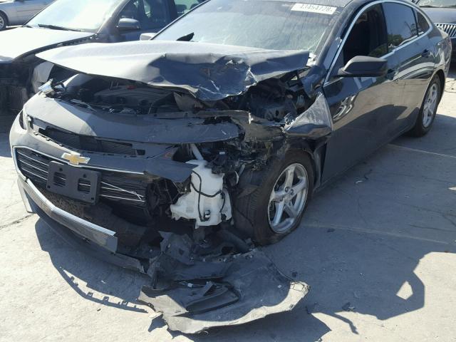 1G1ZB5ST9HF280220 - 2017 CHEVROLET MALIBU LS BLACK photo 9