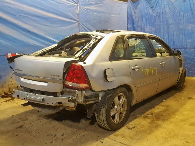 1G1ZT64874F190229 - 2004 CHEVROLET MALIBU MAX 银色 照片 4