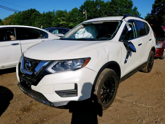 5N1AT2MV8HC805814 - 2017 NISSAN ROGUE SV WHITE photo 2