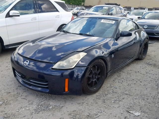 JN1BZ34D47M502142 - 2007 NISSAN 350Z COUPE BLUE photo 2