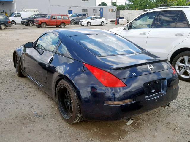 JN1BZ34D47M502142 - 2007 NISSAN 350Z COUPE BLUE photo 3