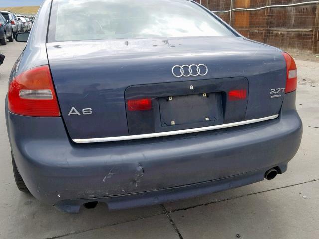 WAUCD64B74N100201 - 2004 AUDI A6 S-LINE GRAY photo 9