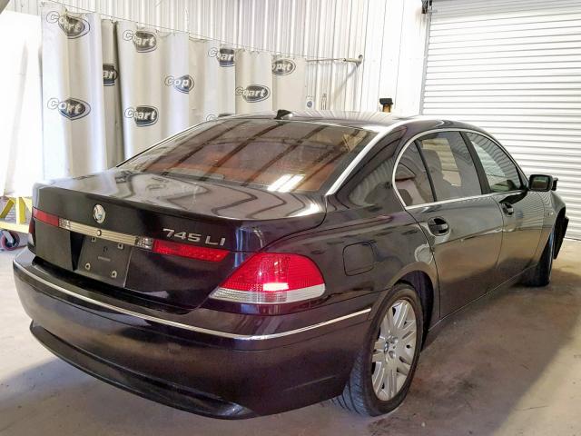 WBAGN63492DR00230 - 2002 BMW 745 LI BLACK photo 4