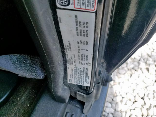 1GCDT39E688227408 - 2008 CHEVROLET COLORADO L BLACK photo 10