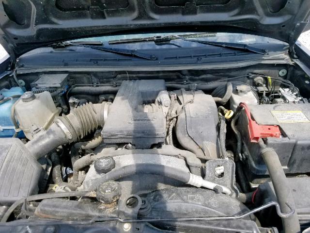 1GCDT39E688227408 - 2008 CHEVROLET COLORADO L BLACK photo 7