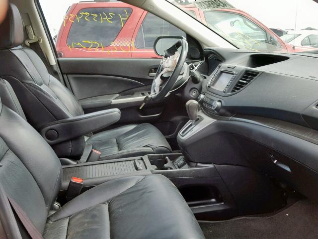 5J6RM4H72DL081697 - 2013 HONDA CR-V EXL GRAY photo 5