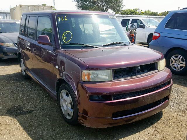 JTLKT324640137004 - 2004 TOYOTA SCION XB ბურგუნდია ფოტო 1
