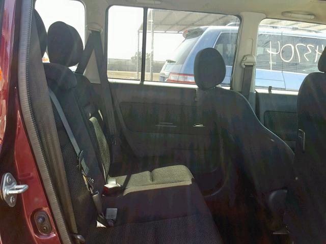 JTLKT324640137004 - 2004 TOYOTA SCION XB ბურგუნდია ფოტო 6