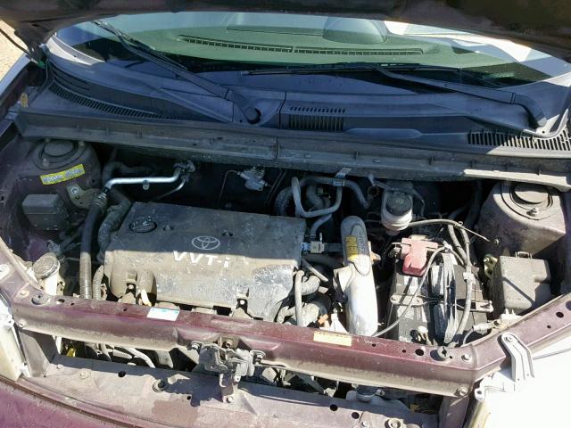 JTLKT324640137004 - 2004 TOYOTA SCION XB ბურგუნდია ფოტო 7