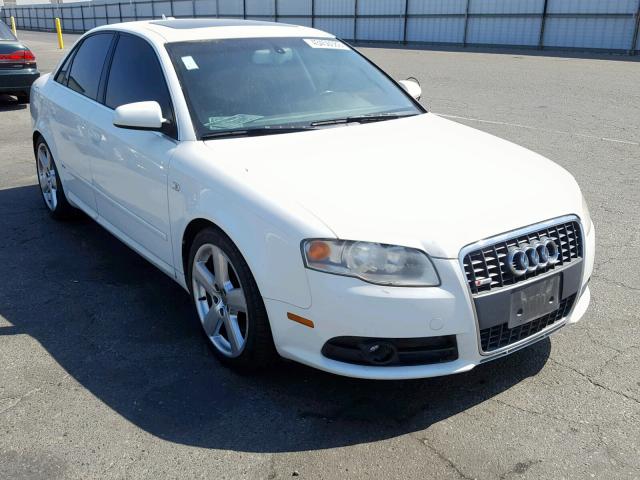 WAUBF78E26A248301 - 2006 AUDI A4 S-LINE WHITE photo 1