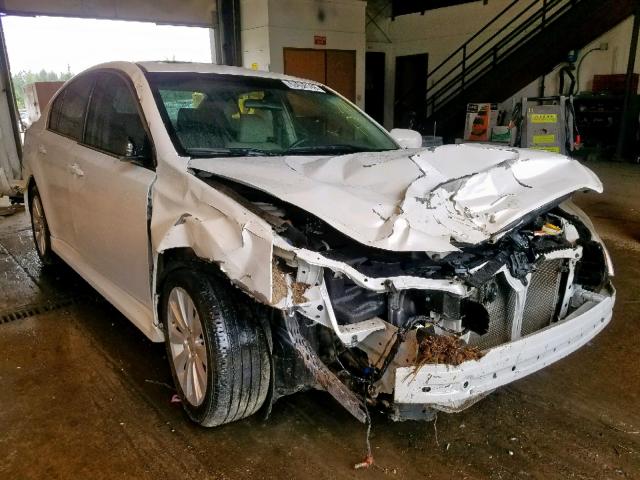 4S3BMDK67B2242104 - 2011 SUBARU LEGACY 3.6 WHITE photo 1