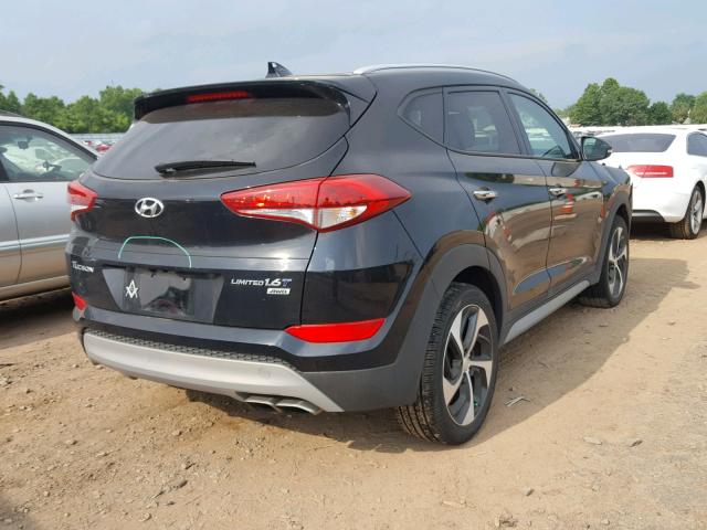 KM8J3CA26HU409620 - 2017 HYUNDAI TUCSON LIM BLACK photo 4