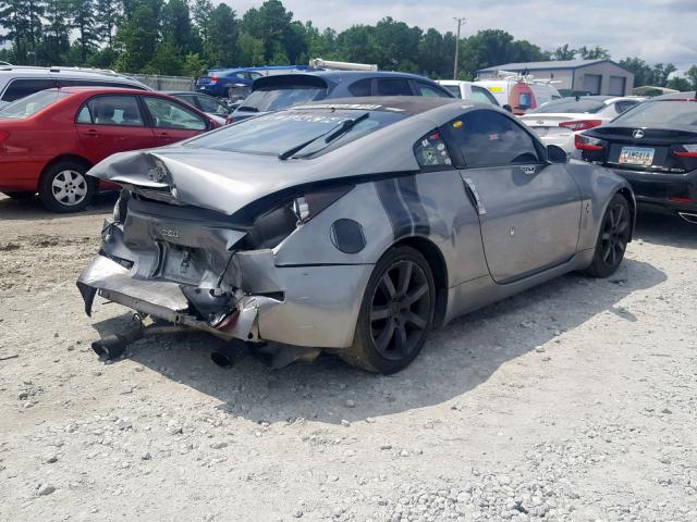 JN1AZ34D73T112650 - 2003 NISSAN 350Z COUPE SILVER photo 4