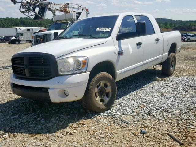 3D7KS29A58G128225 - 2008 DODGE RAM 2500 WHITE photo 2