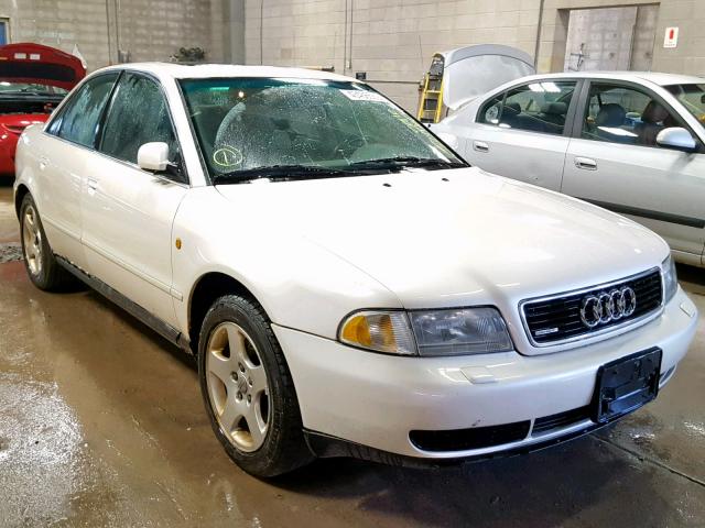 WAUED28D1WA231339 - 1998 AUDI A4 2.8 QUA WHITE photo 1