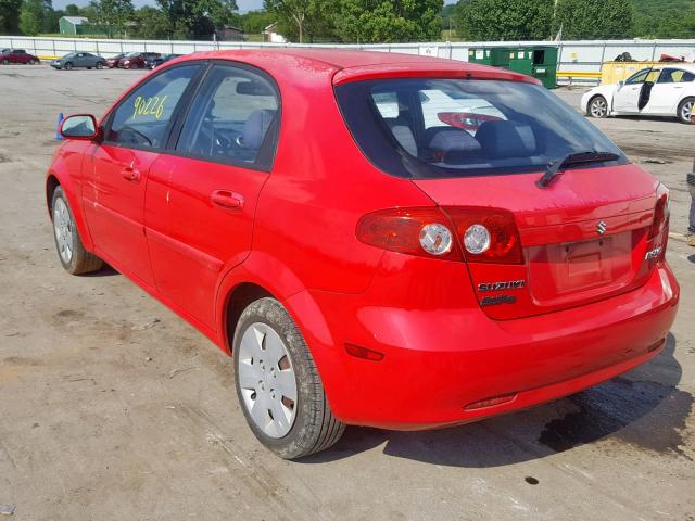 KL5JD66Z77K526213 - 2007 SUZUKI RENO BASE RED photo 3