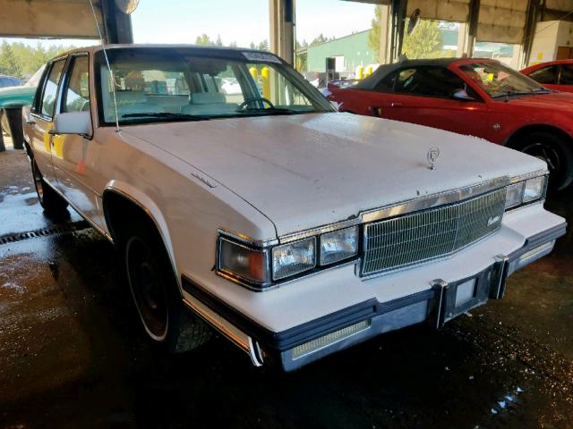 1G6CD6986F4376719 - 1985 CADILLAC DEVILLE WHITE photo 1