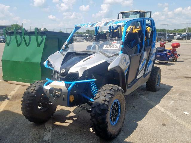 3JBPEAR29GJ001136 - 2016 CAN-AM MAVERICK M BLUE photo 2