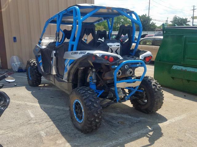 3JBPEAR29GJ001136 - 2016 CAN-AM MAVERICK M BLUE photo 3