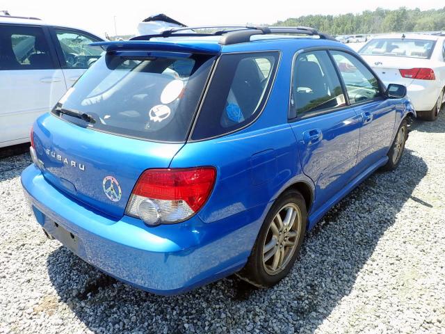 JF1GG29615H800544 - 2005 SUBARU IMPREZA WR BLUE photo 4