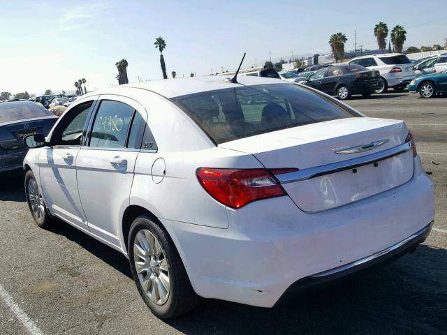 1C3CCBAB6CN289610 - 2012 CHRYSLER 200 LX WHITE photo 3