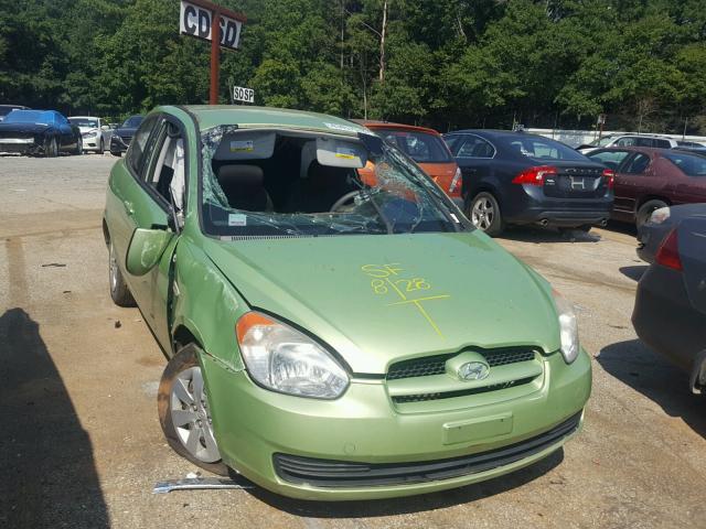 KMHCM36C69U134968 - 2009 HYUNDAI ACCENT GS GREEN photo 1