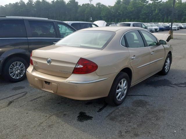 2G4WD532551283494 - 2005 BUICK LACROSSE C GRAY photo 4