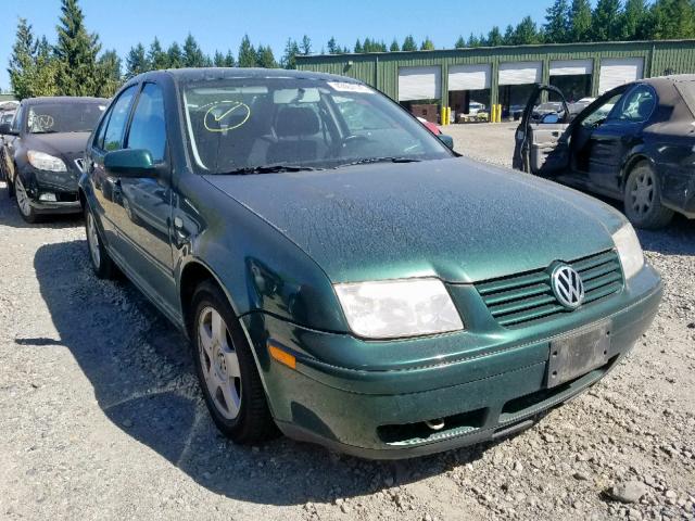 3VWSA29M0YM029575 - 2000 VOLKSWAGEN JETTA GLS GREEN photo 1