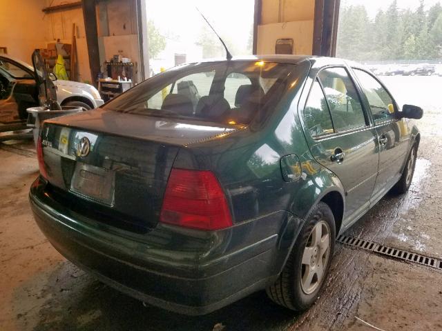 3VWSA29M0YM029575 - 2000 VOLKSWAGEN JETTA GLS GREEN photo 4