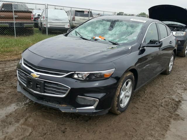 1G1ZB5ST4JF227155 - 2018 CHEVROLET MALIBU LS 黑色 照片 2