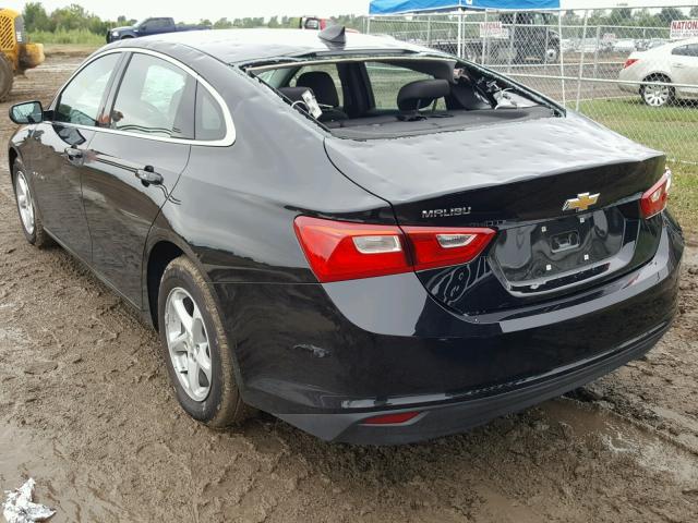 1G1ZB5ST4JF227155 - 2018 CHEVROLET MALIBU LS 黑色 照片 3