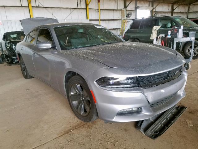 2C3CDXHG7HH503435 - 2017 DODGE CHARGER SX SILVER photo 1