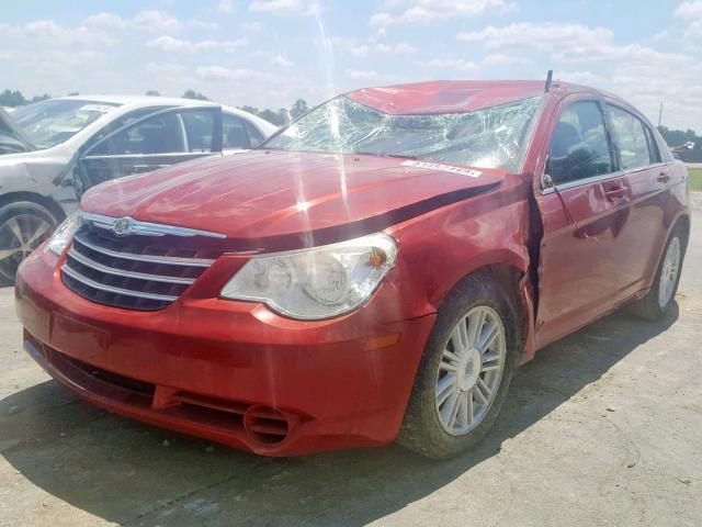 1C3LC56D69N544910 - 2009 CHRYSLER SEBRING TO MAROON photo 2