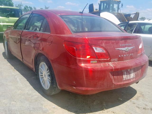 1C3LC56D69N544910 - 2009 CHRYSLER SEBRING TO MAROON photo 3