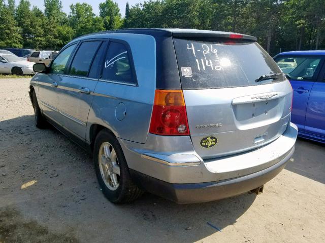 2C8GF68404R508731 - 2004 CHRYSLER PACIFICA BLUE photo 3