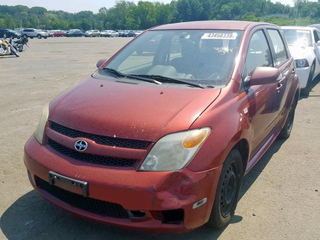 JTKKT624660157097 - 2006 SCION XA RED photo 2