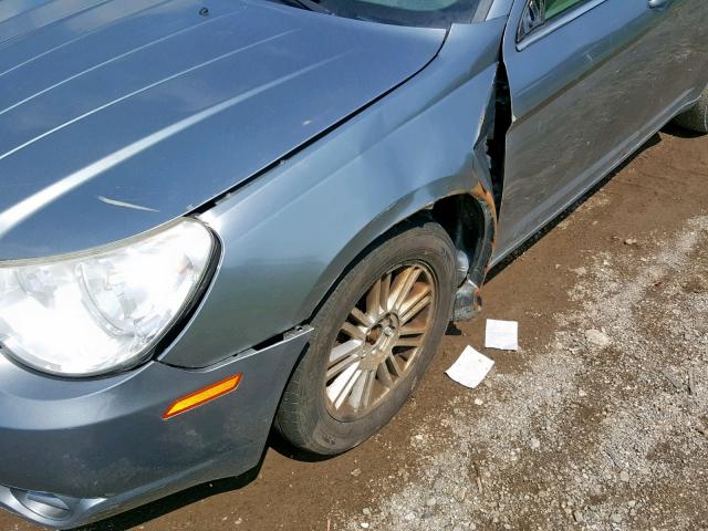 1C3LC56K27N528571 - 2007 CHRYSLER SEBRING TO SILVER photo 9