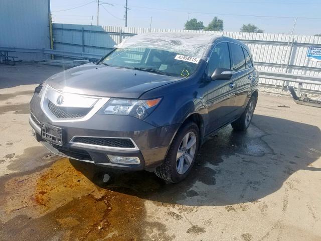 2HNYD2H20CH520976 - 2012 ACURA MDX GRAY photo 2