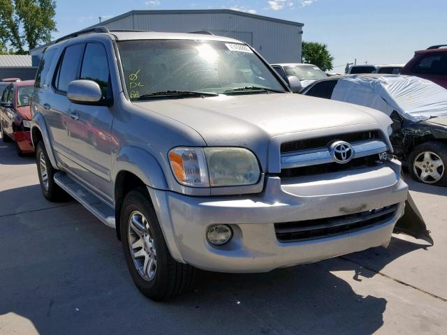 5TDBT48A75S234080 - 2005 TOYOTA SEQUOIA LI SILVER photo 1