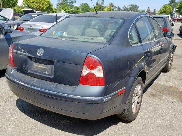 WVWPD63BX3P342439 - 2003 VOLKSWAGEN PASSAT GLS BLUE photo 4