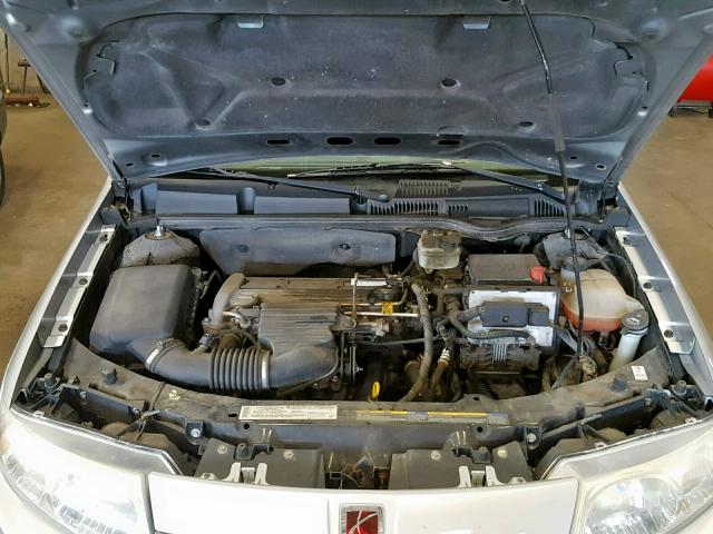 1G8AJ52FX4Z168742 - 2004 SATURN ION LEVEL SILVER photo 7