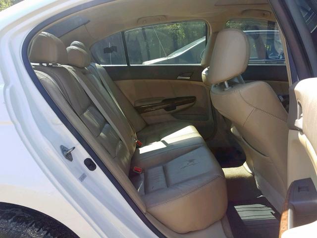 1HGCP368X8A025891 - 2008 HONDA ACCORD EXL WHITE photo 6