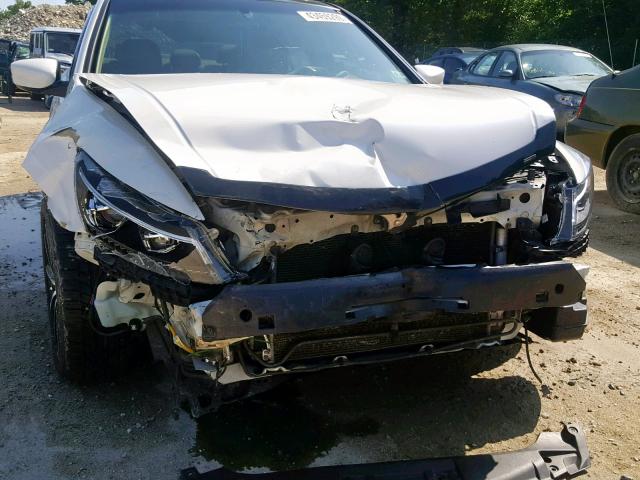 1HGCP368X8A025891 - 2008 HONDA ACCORD EXL WHITE photo 9