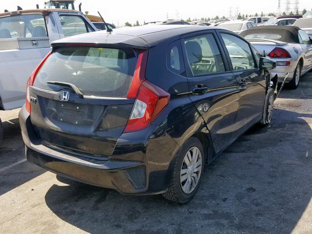 JHMGK5H54GX030334 - 2016 HONDA FIT LX BLACK photo 4