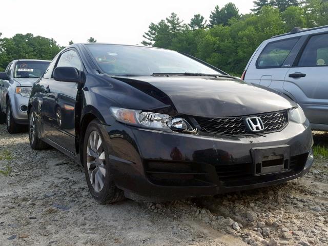 2HGFG129X9H512804 - 2009 HONDA CIVIC EXL BLACK photo 1