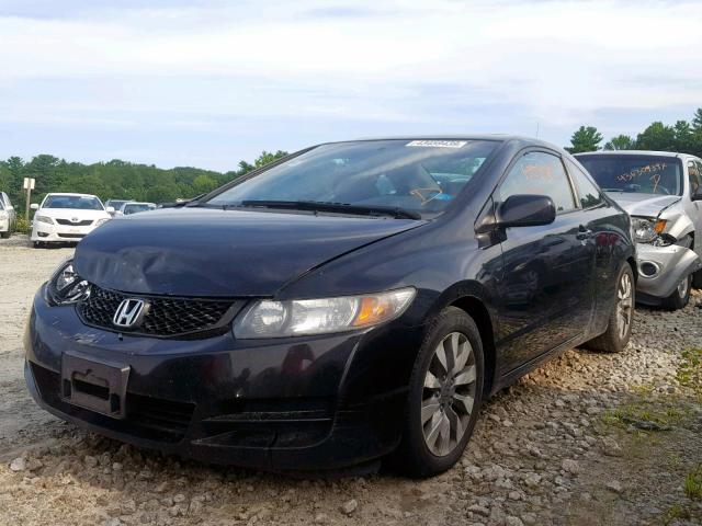 2HGFG129X9H512804 - 2009 HONDA CIVIC EXL BLACK photo 2