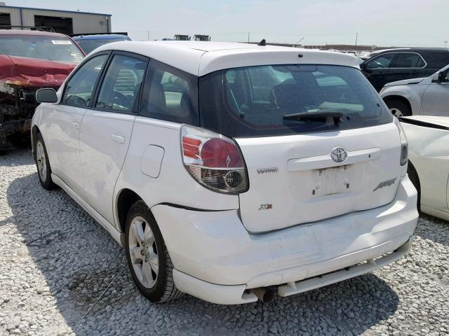 2T1KR32E87C653135 - 2007 TOYOTA MATRIX XR WHITE photo 3