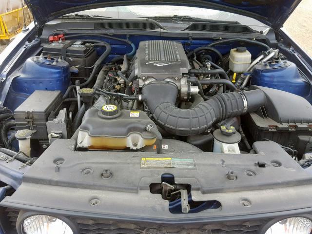 1ZVFT85HX75364516 - 2007 FORD MUSTANG GT BLUE photo 7