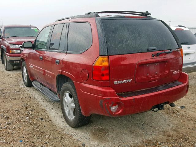 1GKDT13SX42268404 - 2004 GMC ENVOY RED photo 3