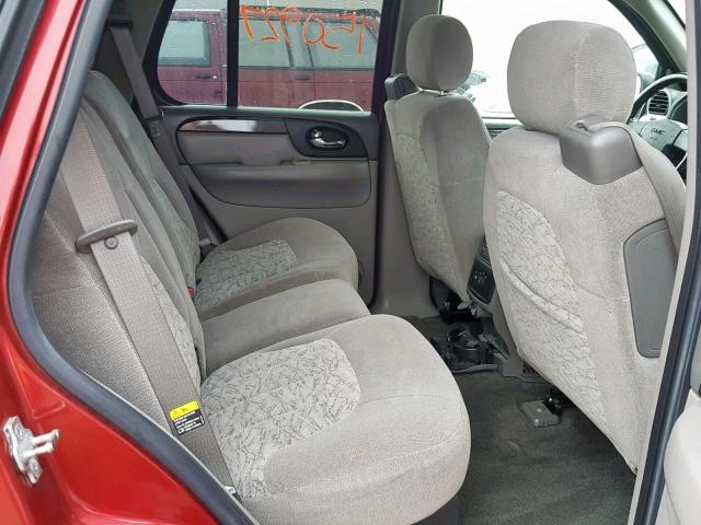 1GKDT13SX42268404 - 2004 GMC ENVOY RED photo 6